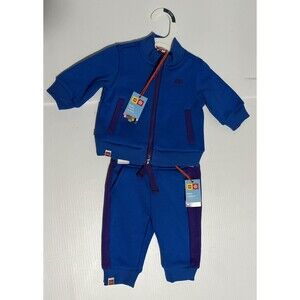 LEGO Track Zip-up Sweatshirt Jacket & Pants Blue 0-3M
